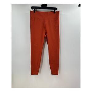 Madewell MWL Dark Orange Cropped Compression Leggings Size Extra Large